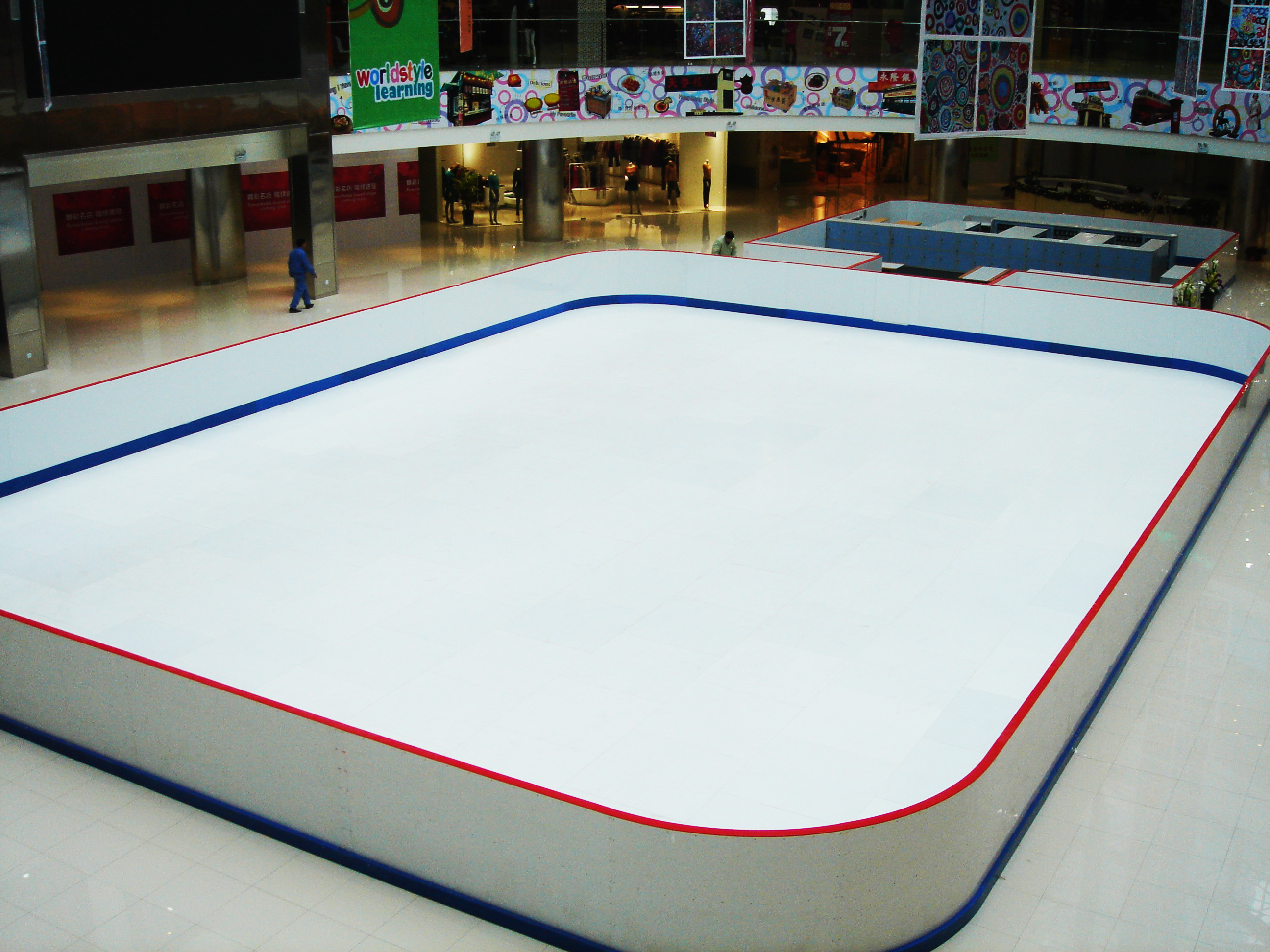 產品名稱：冰球場墻板專用pe板
